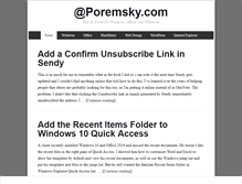 Tablet Screenshot of poremsky.com